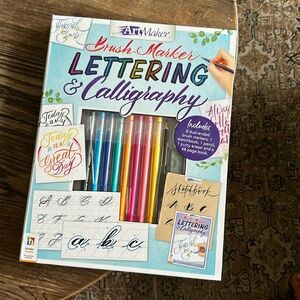 BRAND NEW - ArtMaker Brush-Marker Lettering & Calligraphy Kit